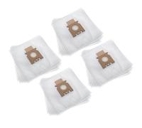 vhbw 20x Bolsa aspiradora reemplaza Hoover H77, 35601734 para aspiradora - vellón micro, 27 cm x 26,9 cm, blanco