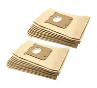 vhbw 20x Bolsa compatible con Electrolux For Ikea family, Harmony, Olivia, E XXL, Oxygen Z 5000 - Z 5695, Oxygen+ 62 aspiradora - marrón