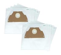 vhbw 20x bolsa compatible con Electrolux Z 1190 E, Z 1190 Mondo B, Z 1175 / Z1175, Z 1176 E aspiradora - 28 cm x 27 cm blanco
