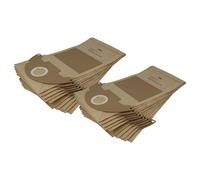 vhbw 20x bolsa compatible con Kärcher SE2001 | WD2500M, SE 6.100, SE3001, SE 5.100 aspiradora - 42,5 cm x 24,8 cm marrón