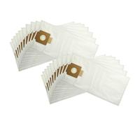 vhbw 20x bolsa compatible con Kärcher T 12/1, T10/1 Professional, T 11/1 Classic HEPA aspiradora - 7 L 55 cm x 24,7 cm blanco