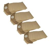 vhbw 20x bolsa compatible con Kärcher WD 2 Premium Basic aspiradora - 24 cm x 22 cm marrón
