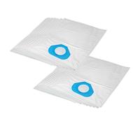 vhbw 20x bolsa compatible con Nilfisk 70GA, GA70, 84GS, GA-70, GM-80, GS80, GM90, GM80, GM-90 aspiradora - 30 cm x 22 cm blanco