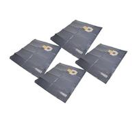 vhbw 20x bolsa compatible con Nilfisk Attix 33, 50, 761, 30, 560, 550 aspiradora - 35,8 cm x 20 cm gris