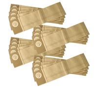 vhbw 20x bolsa compatible con Taski Jet 38, 8502.16, Jet 50 aspiradora - papel de filtro/cartón, 38,5 cm x 10 cm marrón