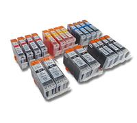 vhbw 20x Cartuchos de Tinta Compatible con Canon Pixma IP5200, iP4500, IP4300, IP4200, IP5300, IP5200R, IP3300, IP3500 Impresora con Chip (Compatible)