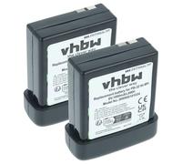 vhbw 2X batería Compatible con Alan Midland 73-30 Radio (1000 mAh, 6 V, NiMH)