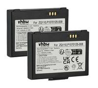 vhbw 2X batería Compatible con Bixolon SPP-R200II, SPP-R200/II, SPP-R200III, SPP-R200 escáner códigos de Barra, TPV (1100 mAh, 7,4 V, Li-Ion)