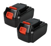 vhbw 2X batería Compatible con Black & Decker BDCSP18N, BL186K, EPL, BL188K, BDCROS18, EGBHP, EGBL Herramienta (3000 mAh, Li-Ion, 18 V)