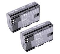 vhbw 2X batería Compatible con Blackmagic Pocket Cinema 4K cámara (1300 mAh, 7,4 V, Li-Ion) con infochip