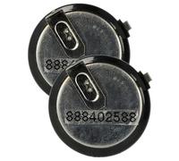 vhbw 2X batería Compatible con BMW X5 E53, X3 E83, X6 E72, X5, Z4, X6 E71, X5 E70 Llave del vehículo (20 mAh, 3,6 V, Li-Ion), Negro