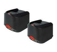 vhbw 2X batería Compatible con Bosch AHS 48/52 LI, AdvancedOrbit 18, AHS 50-20 LI Herramienta, Herramientas de jardín (5000 mAh, Li-Ion, 18 V)