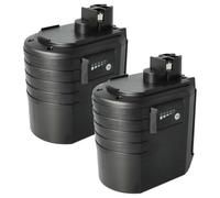 vhbw 2X batería Compatible con Bosch BTI BHE 24VRE | GBH 24VFR, 11225VSR, 11225VSRH, 0 611 260 539 herramienta (3000 mAh, NiMH, 24 V)