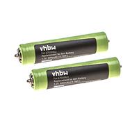 vhbw 2X Batería Compatible con Braun 5683, 5685, 5614, 5611, 5612, 5613, 5663, 5691 afeitadora, cortadora de Pelo (600 mAh, 1,2 V, NiMH)
