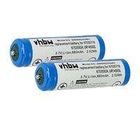 vhbw 2X batería Compatible con Braun Waterflex WF2s Wet&Dry afeitadora (680 mAh, 3,7 V, Li-Ion)