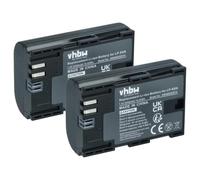 vhbw 2x batería compatible con Canon empuñadura de batería BG-E7, BG-9 | para BG-E6, BG-E13, BG-E14 (2250 mAh, 7,4 V, Li-Ion) con infochip