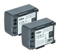 vhbw 2X batería Compatible con Canon Legria HF M41, HF M46, HF S10, HF M406