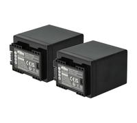 vhbw 2X batería Compatible con Canon Legria HF R88, HF R86, HF R806 cámara de vídeo (4450 mAh, 3,6 V, Li-Ion) con Chip