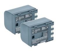 vhbw 2X batería Compatible con Canon MV880X, MV830i, MV830, MV790, MV850i, MV6iMC, MV5iMC, MV800 cámara de vídeo (1200 mAh, 7,2 V, Li-Ion)