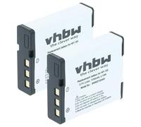 vhbw 2X batería Compatible con Casio Exilim EX-ZR100