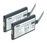 vhbw 2X batería Compatible con Datalogic Memor X3, CVR2, Memor NFP, DL-Memor escáner códigos de Barra, TPV (1000 mAh, 3,7 V, Li-Ion)