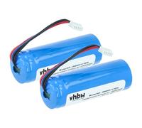 vhbw 2X batería Compatible con Datalogic QuickScan QBT2131, QBT2400, QBT2X, QBT2430, QBT2101 escáner códigos de Barra, TPV (1600 mAh, 3,7 V, Li-Ion)