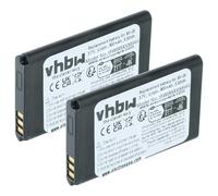 vhbw 2X batería Compatible con Doro 2424 móvil, Smartphone (900 mAh, 3,7 V, Li-Ion)