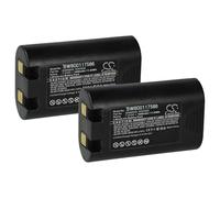 vhbw 2X batería Compatible con Dymo LabelManager 420P, 360D Impresora, copiadora, escáner, Impresora Etiquetas (1600 mAh, 7,4 V, Li-Ion)