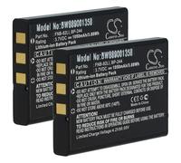 vhbw 2X batería Compatible con Dynascan AD-09 Radio (1050 mAh, 3,7 V, Li-Ion)