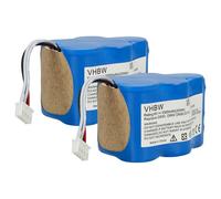 vhbw 2X batería Compatible con Ecovacs Deebot D73, D715, D780, D76, D720, D73n, D730, D77, D760, D79 Robot Limpieza (3300 mAh, 6 V, NiMH)