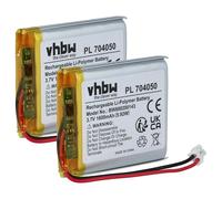 vhbw 2X batería Compatible con Fatboy Transloetje, Edison The Petit lámpara de Mesa/mesita de Noche (1600 mAh, 3,7 V, Li-Poli)