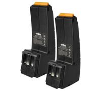 vhbw 2x batería compatible con Festool FSP-490355, FSP-488437, FSP-489257 | para FSP-486828, FSP-487512, BPH9.6C herramienta (2100 mAh, NiMH, 9,6 V)