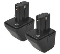 vhbw 2X batería Compatible con Gesipa Accubird, Firebird, Powerbird Herramienta, Herramienta colocación Remaches Ciegos (3000 mAh, NiMH, 12 V)