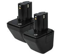 vhbw 2X batería Compatible con Gesipa Firebird 12 V Herramienta, Herramienta colocación Remaches Ciegos (2500 mAh, NiMH, 12 V)