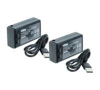 vhbw 2X batería Compatible con Godox V1, Ring 72, V1 Pro, AD100 Pro, MF-R76, V100 Dispositivos de Flash, Flash de cámara (3000 mAh, 7,4 V, Li-Ion)