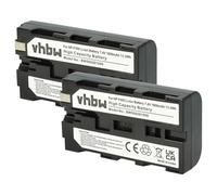 vhbw 2X batería Compatible con Grundig LC-380HE, LC-835E, LC-280, LC-935E, LC-855HE, LC-875HE cámara de vídeo (1800 mAh, 7,2 V, Li-Ion)