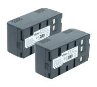 vhbw 2X batería Compatible con Grundig LC-560, LC-355, LC-410, LC-400, LC-460, LC-450, LC-550, LC-500 cámara (4200 mAh, 6 V, NiMH)