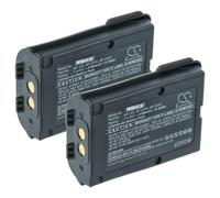 vhbw 2X batería Compatible con Icom IC-M73, IC-M71, IC-M72, IC-M73 Euro Radio (2100 mAh, 7,4 V, Li-Ion) + Pinza