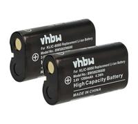 vhbw 2X batería Compatible con Jay-Tech Jay-CAM i4800 cámara (1200 mAh, 3,6 V, Li-Ion)