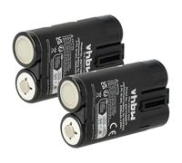 vhbw 2X batería Compatible con Kodak EasyShare DX6340, DX4900, DX4530, DX4330, DX6440 cámara (2000 mAh, 2,4 V, NiMH)