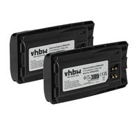 vhbw 2X batería Compatible con Motorola RMV2080, XT660, RVA50, XT600, XT600d, XT460, XT420, XT220 Radio (2100 mAh, 3,7 V, Li-Ion)