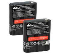 vhbw 2X batería Compatible con Motorola Talkabout T5920, T9500, T5950, T8500, T62, T5900 Radio (1300 mAh, 3,6 V, NiMH)
