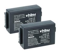 vhbw 2X batería Compatible con Motorola WorkAbout Pro G1, G2, G3, G4, 4 PC de Mano, Handheld (2000 mAh, 3,7 V, Li-Ion)