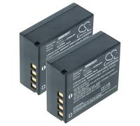 vhbw 2X batería Compatible con Olympus HLD-9 (Battery Grip) cámara (2250 mAh, 7,4 V, Li-Ion)