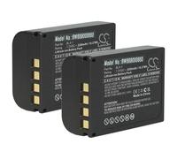 vhbw 2X batería Compatible con Olympus OM System OM-1, OM-1 Mirrorless cámara (2260 mAh, 7,2 V, Li-Ion)