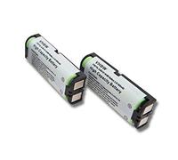 vhbw 2X batería Compatible con Panasonic Murafone KXFG2451, KX-FG2451 teléfono Fijo o inalámbrico (800 mAh, 2,4 V, NiMH)