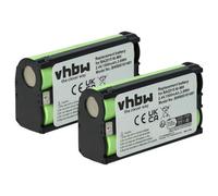 vhbw 2X batería Compatible con Sennheiser EW 300 G2, EW 300 G4, EW 182 G4, EW 300 IEM G3 Auriculares inalámbricos, Cascos (1500 mAh, 2,4 V, NiMH)