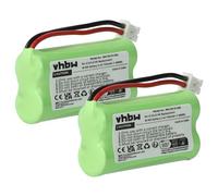 vhbw 2X batería Compatible con Siemens Gigaset A260 Trio, A265, A345 teléfono Fijo o inalámbrico (700 mAh, 2,4 V, NiMH)
