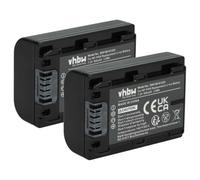 vhbw 2X batería Compatible con Sony DCR-SR37, DCR-SR37E, DCR-SR36(E) cámara de vídeo (500 mAh, 7,2 V, Li-Ion) con Chip