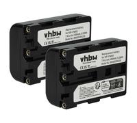 vhbw 2X batería Compatible con Sony DCR-TRV22E, DCR-TRV238E, DCR-TRV22K, DCR-TRV230, DCR-TRV23 cámara de vídeo (1400 mAh, 7,4 V, Li-Ion)